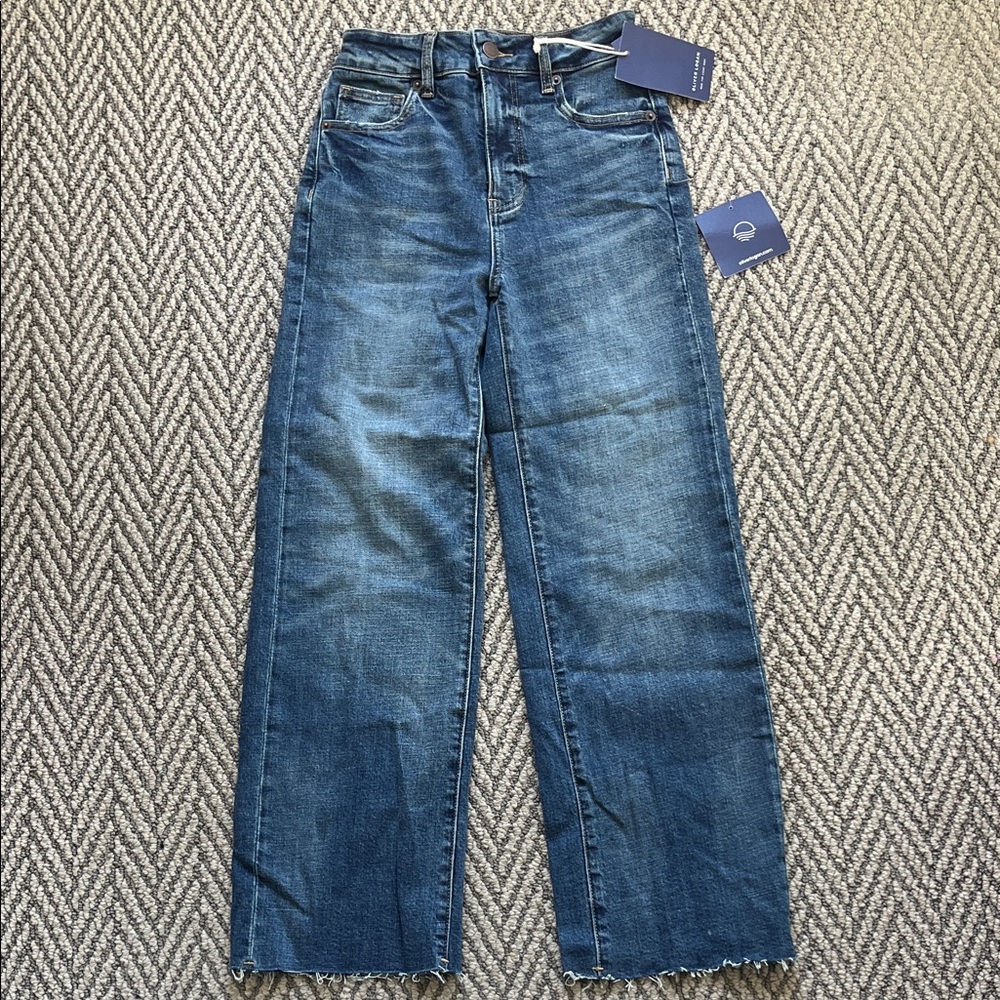 Women's Oliver Logan Blue Wide-Leg Jeans (size 24 but runs small)